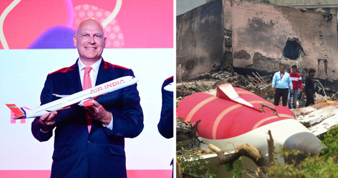 Air India CEO reveals how much they will pay families of crash victims