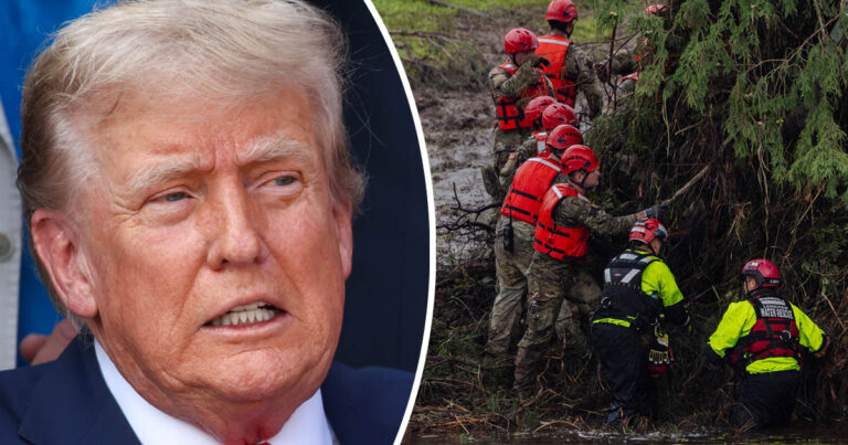 Donald Trump calls Texas flash flood “Biden setup”