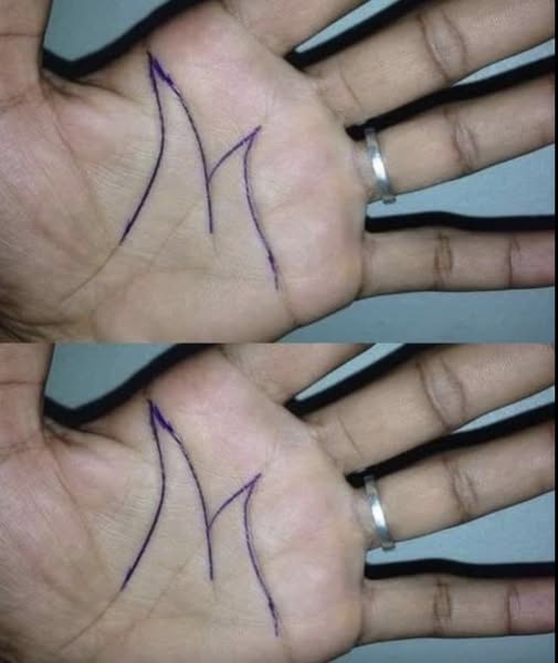 Why some people have an ‘M’ on their palm