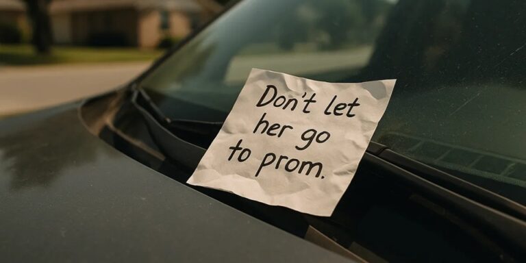 At First, the Note on My Car Seemed Like a Prank, Then I Realized ‘Don’t Let Her Go to Prom’ Was a Warning – Story of the Day