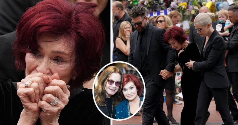 Sharon Osbourne breaks down in tears when reading fans’ touching messages to Ozzy