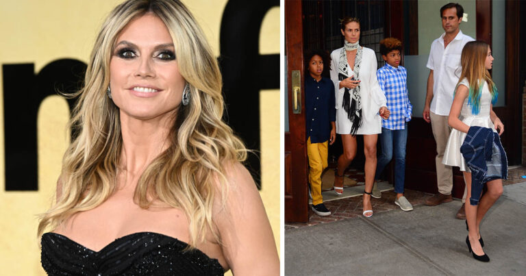 Heidi Klum defends being topless around her kids