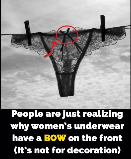 People are finding out the purpose of bows on women’s underwear
